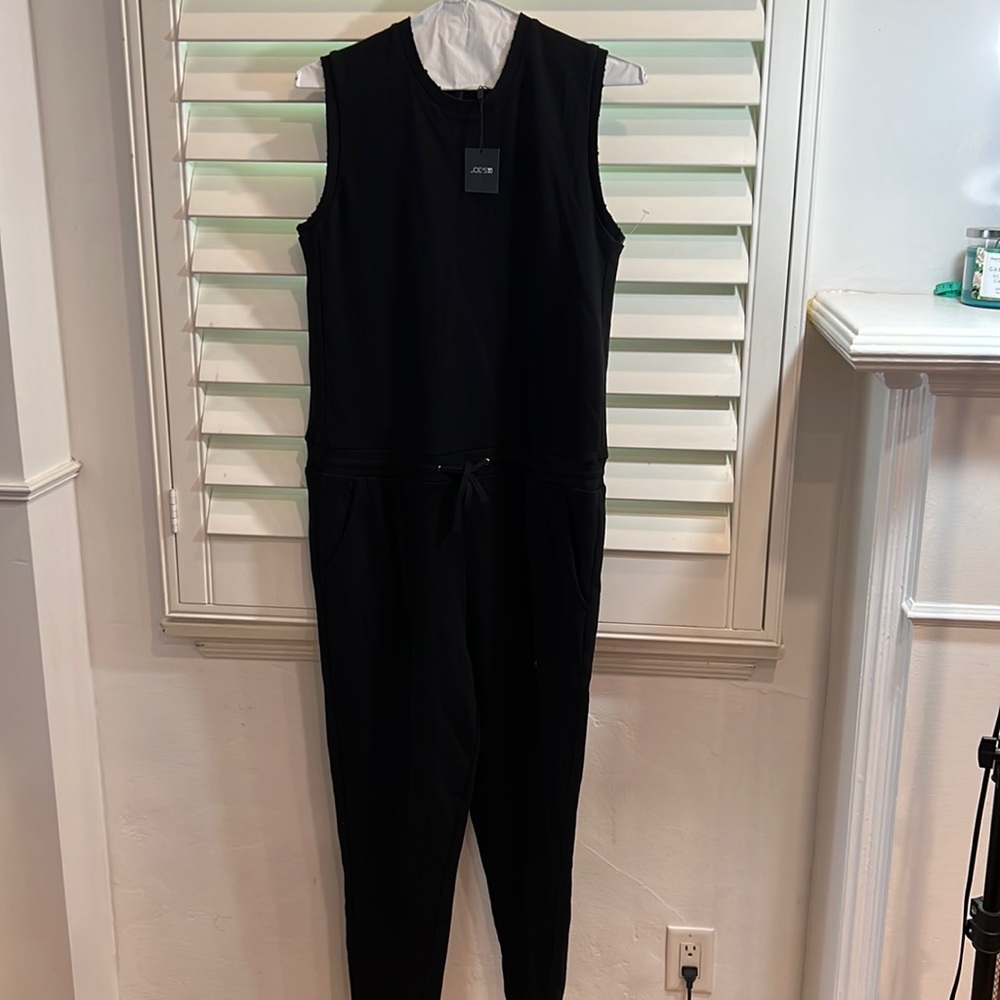 NWT JOES JEANS MARNI TANK JUMPSUIT true black